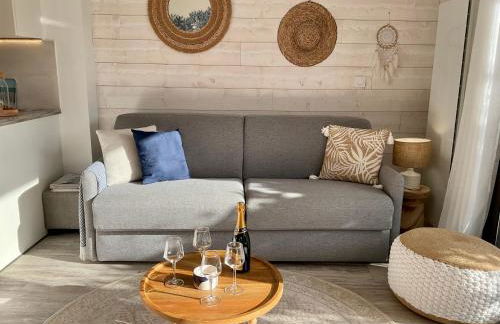 Le Nid Douillet, studio avec terrasse et parking à 400m des plages - Foto 1