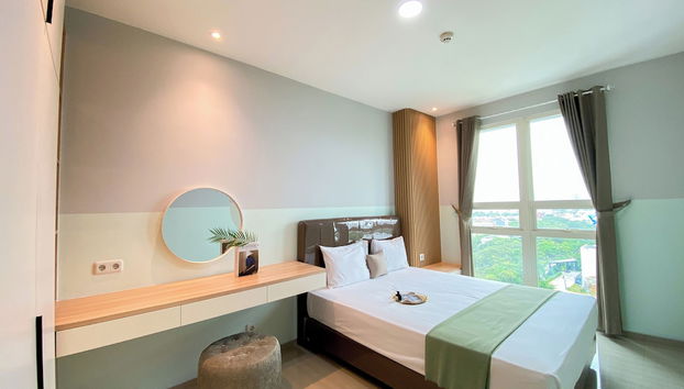 Cozy And Enjoy Living 1Br At Citralake Suites Apartment - Foto 5, Habitación