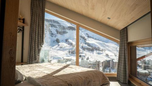 Chalets Horizon Blanc - Vue exceptionnelle Loup Blanc -Sauna extérieur Ours des Glaces -5 étoiles - Foto 4