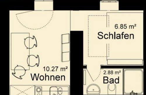 "goethezimmer" - Mini-Ferienwohnungen in der Leibnizallee - Foto 14