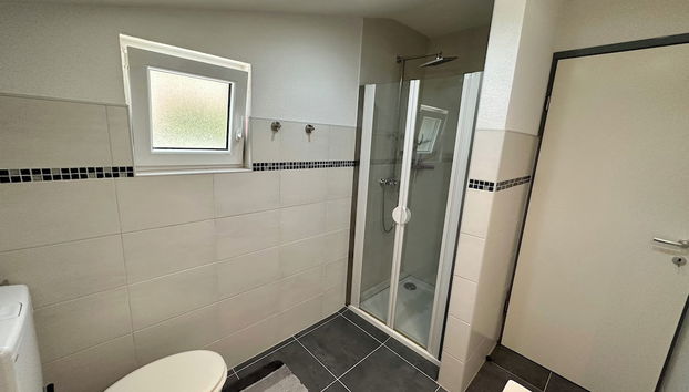 Duche na casa de banho