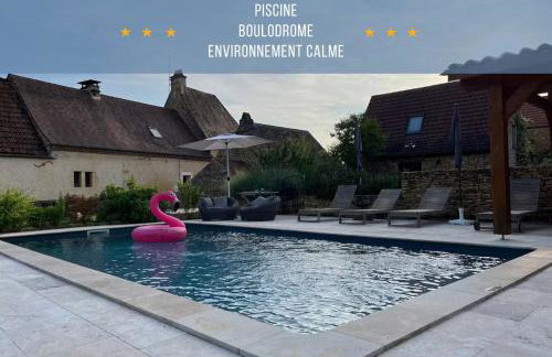 Maison charmante, piscine, boulodrome, calme, "Glycine" - Foto 1