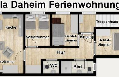 Villa Daheim Ferienwohnung 1 - Foto 9