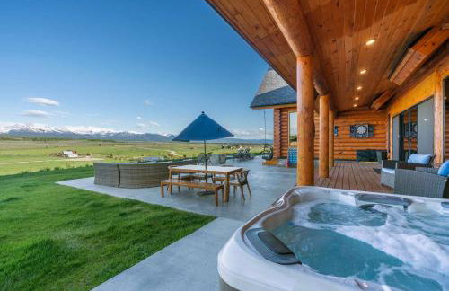 Luxe Teton View Log Cabin Hot Tub Large Groups - Foto 3
