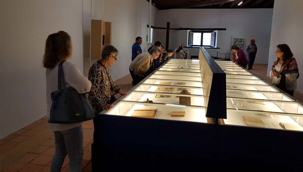 Visitando o museu da fazenda