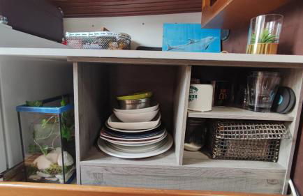 Sailboat land and sea, vegetated - Foto 9