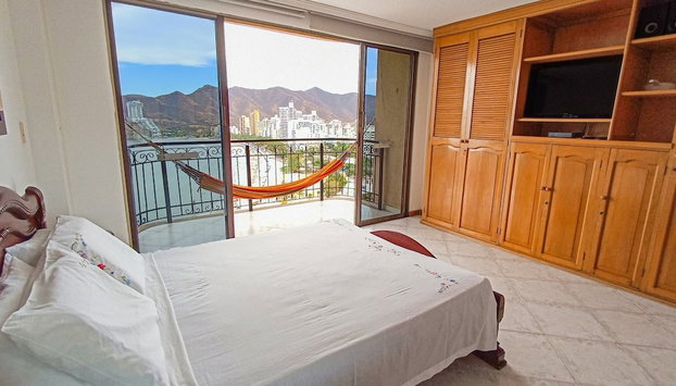 Sea View - Rodadero - First Beachfront Line - 2 Pools - Photo 5, Chambre
