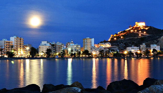 Panorâmica de Águilas, na Costa Cálida