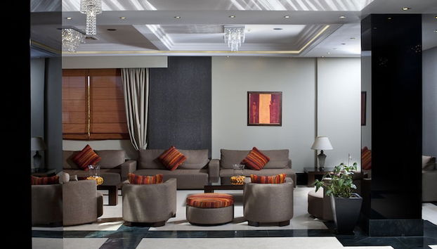 Zona de estar del vestíbulo