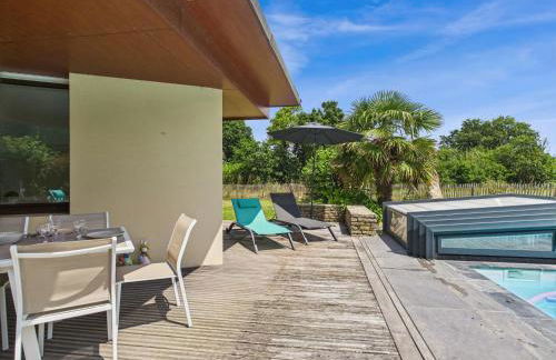 Jardin et piscine - 1km de la plage de Mousterlin - Foto 32