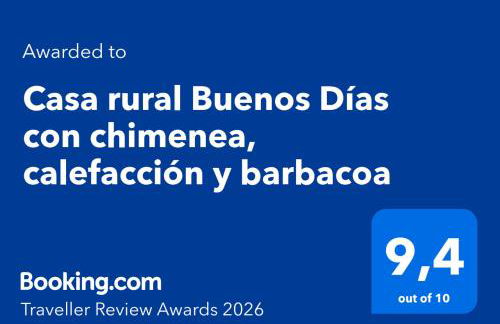 Casa rural Buenos Días con chimenea, calefacción y barbacoa - Foto 2