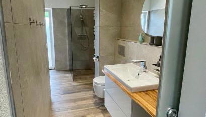 Ferienwohnung Bähr - Photo 3, towels, Shower