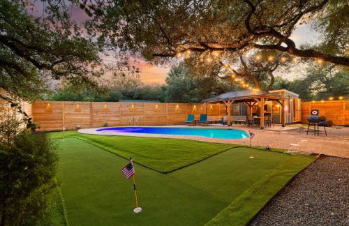 Lone Star Luxe - Heated Pool - Game room - Mini-Golf & Bar - Foto 7