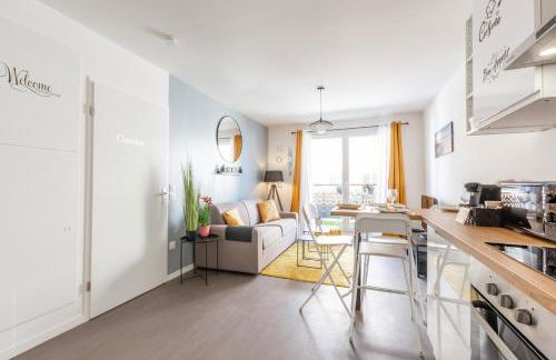 The Sunshine- Appart cosy proche Paris-Disney avec Parking privé dans résidence - Foto 6