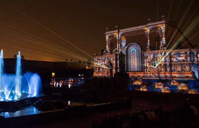 Espectáculo de luz y sonido en el templo Akshardham - Foto 5