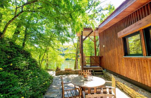 Détente au Bord de l'Eau - Le Chalet du Carla avec Spa et Ponton Privé - Foto 22