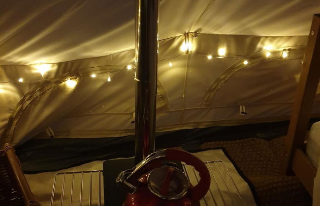 6m xl Bell Tent, Near Whitby, With log Burner - Foto 17