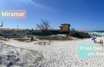 Duplex Miramar Praia das Dunas - Pé na Areia - Ar Condicionado - Foto 8