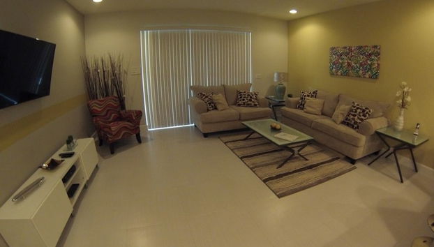 Coin salon dans le hall