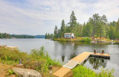 Steps to Sacheen Lake Cute Studio Cabin with Deck - Foto 21