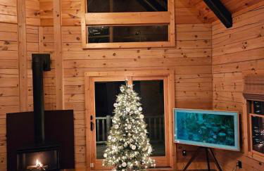 Modern Mountaintop Log Home with Amazing Views! - Foto 16