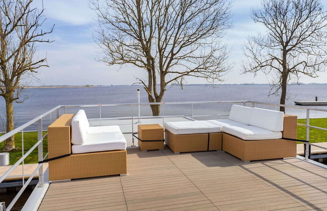 Houseboat Sneekermeer With Garden and Views - Foto 15