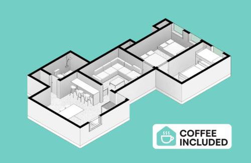 Spacious 2BR Sleeps up to 6 Art Inspired and Affordable - Foto 17