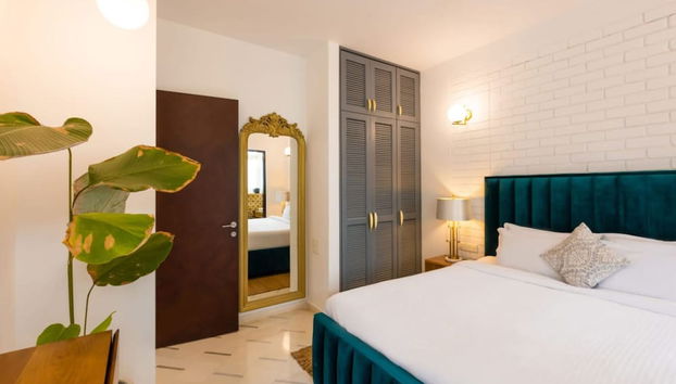 2bhk w Pvt Pool 10 Mins From Beach Villa Venus - Foto 4, Quarto