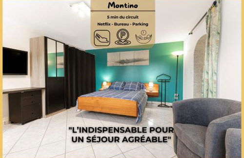 Montino - Studio 5 min du circuit - Parking - Wifi - Photo 1