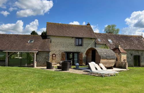 La Fontaine du Perche - Home Cinéma, Sauna, SPA, piscine intérieure chauffée jusqu'à fin novembre - Foto 37