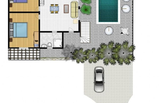 Villa Aris Large Private Pool Walk to Beach Sea Views A C Wifi - 2453 - Foto 4