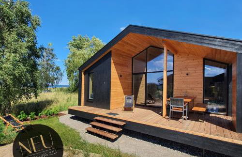 Werder Chalet -- GROßES SONNENDECK -- Strand 150m I Sauna I eKamin I bis 8 Pers I Meerblick I by "Meyers am Meer" - Foto 8