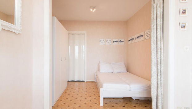 Frontal sea View Studio Apartment in Ostend - Foto 2, Habitación