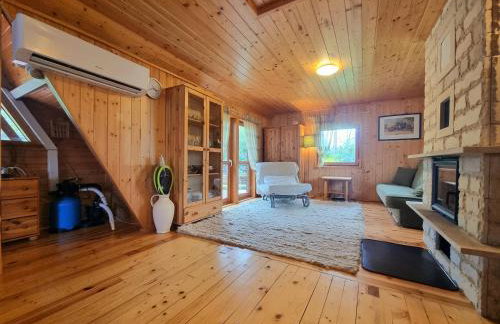 Chatka Baby Jagi - Domek z balią i kominkiem w lesie pośród jezior - Foto 20