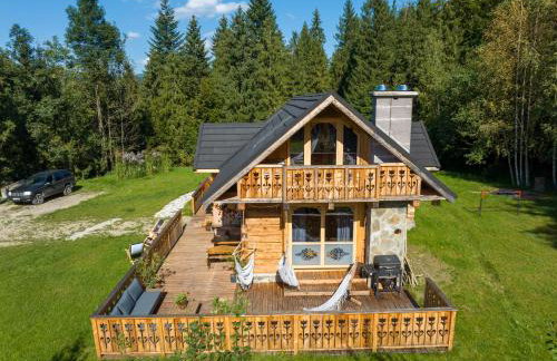 Oskarówka domek w górach na odludziu z jacuzzi i sauną - kominek i Netflix - Foto 32