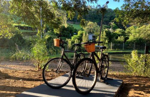 Casa na árvore com banheira, piscina, trilha, cavalo - Foto 35