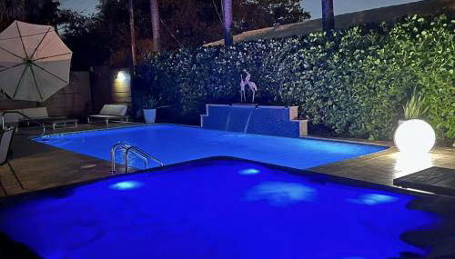 Palms Retreat! Giant Heated Pool-HotTub-FirePit-5Min2Beach-Pets-EV Chgr - Foto 3