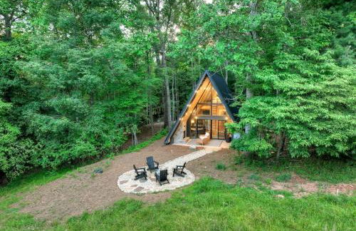 Romantic A-Frame Cabin w Firepit, Patio, Fireplace, Games in Blue Ridge Mountains - Photo 33