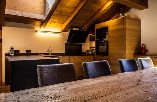 Ski in ski out Le Moulin charming duplex just 50 m from Princesse gondola Megève - Foto 7