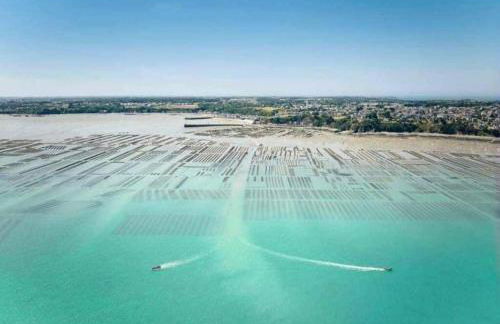 MRODBNB - Appart Neuf - Aperçu Mer - 25m Plage & Resto - Ciné - cheminée - Popcorn - Foto 19