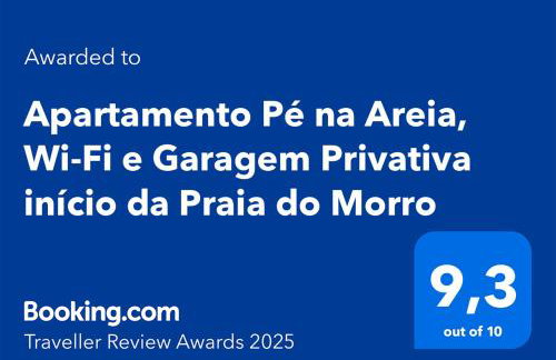 Apartamento Pé na Areia, Wi-Fi e Garagem Privativa início da Praia do Morro - Foto 3
