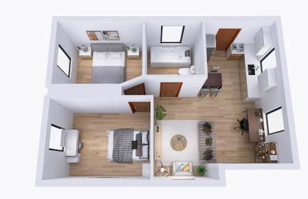 Retro Retreat renovated 2BR, desk, no chore list! - Foto 6