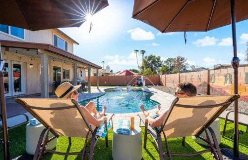 Slide into Fun Pool Games Fire Pit Sport Court - Foto 76