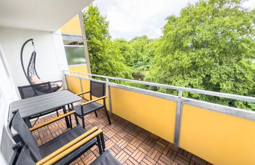 Messe-Apartment für 5 Gäste mit Balkon und Lift - Foto 23