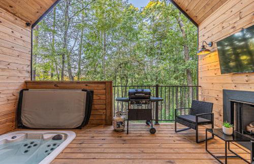 The Echo - Forest Romance with Sunken Hot Tub Underneath the Starlit Night - Foto 27