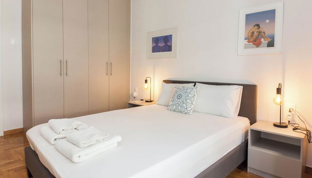 Exarhia Silver Moon with Acropolis View - Foto 4, Habitación