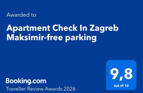 Apartment Check In Zagreb Maksimir-free parking - Foto 37