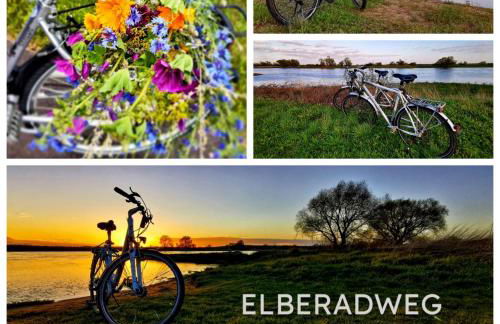 ALTE SCHULE WITTENBERG, 3 Ferienwohnungen für bis zu 12 Personen, an der Elbe, mit Garten - Foto 42