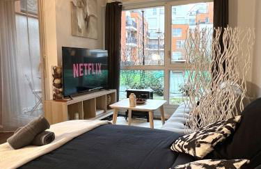 "MoonLighT" Gare à 10min de PARIS, WIFI, TERRASSE , PARKING - Foto 9