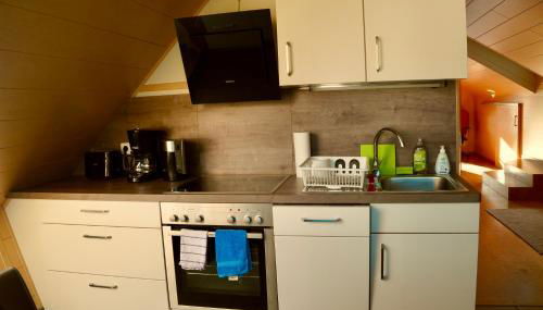 Ferienwohnung Schwalbennest - Photo 3, stove, dishwasher